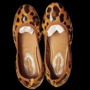 Elie Tahari Animal Print Flats